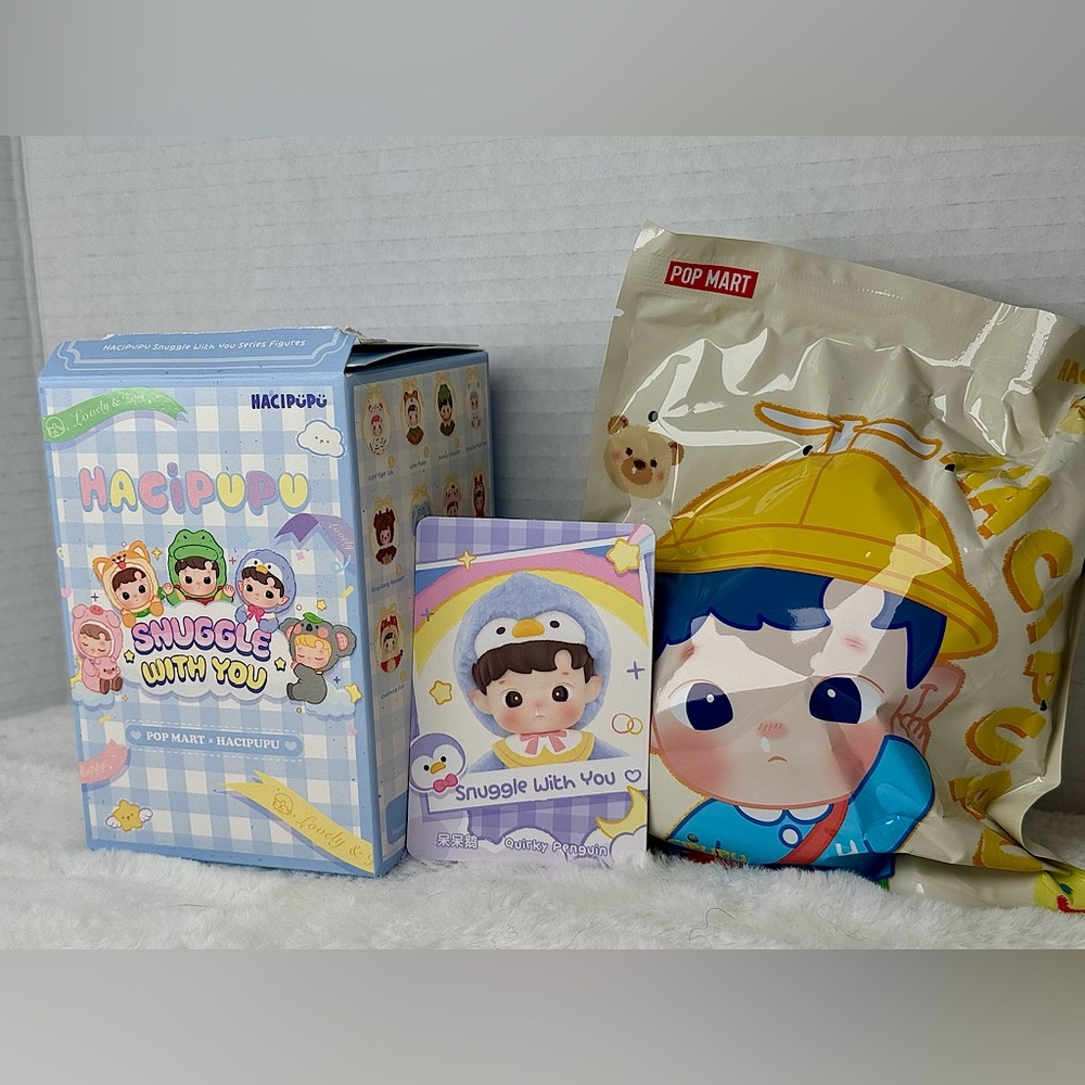 Pop Mart HACIPUPU Snuggle With You Series ~ QUIRKY PENGUIN ~ opened